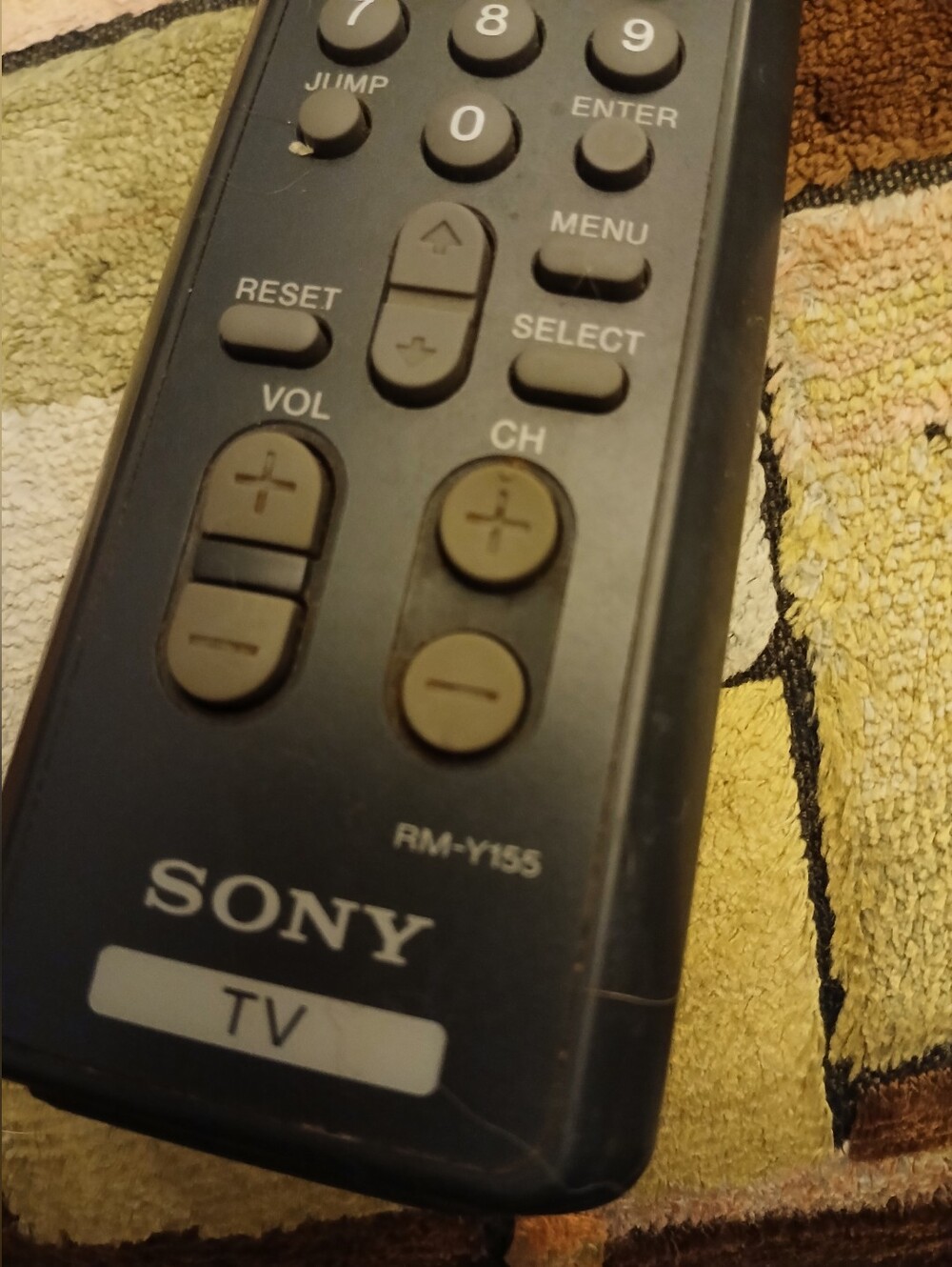 Sony Black Slim TV Remote Control RM-Y155 Style - Picture 2 of 3